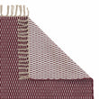 Teppich Upani, Weinrot & Natur, 100% Baumwolle