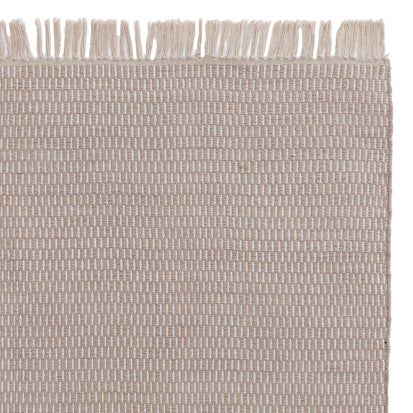 Upani Cotton Runner sandstone melange & natural white, 100% cotton
