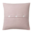 Uyuni cushion cover in powder pink & cream, 100% cashmere wool |Find the perfect cushion covers