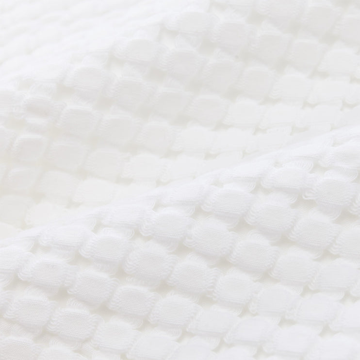 Veiros Towel white, 100% cotton | URBANARA cotton towels