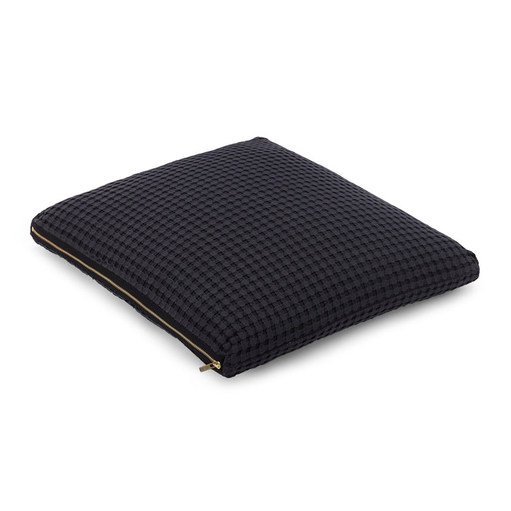 Veiros Sao Cushion charcoal, 100% cotton