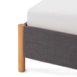 Bett Veng von Re Beds Urbanara Edition [Dunkelgrau/Geölte Eiche]