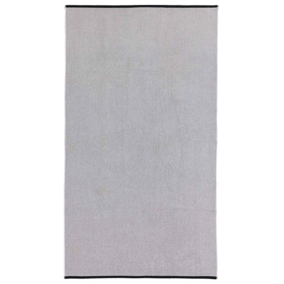 Ventosa beach towel, grey & white, 100% organic cotton