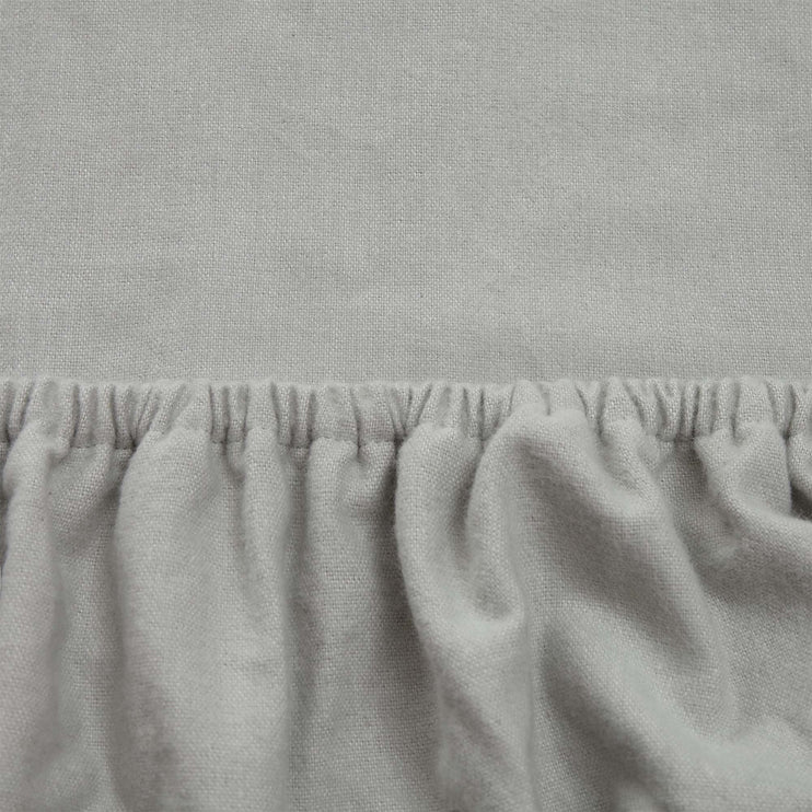 Vilar fitted sheet, mist green, 100% organic cotton | URBANARA fitted sheets