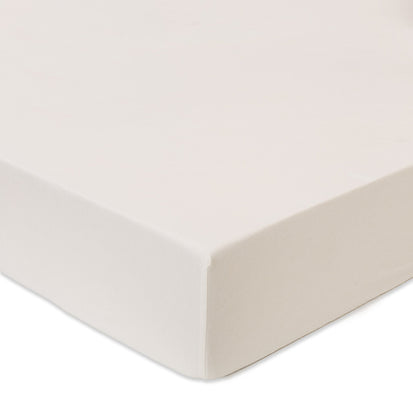 Vilar Flannel Fitted Sheet natural white, 100% organic cotton
