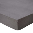 Vilar fitted sheet, stone grey, 100% organic cotton