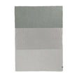 Viseu Cotton Blanket aloe green & ivory & green grey, 100% cotton | URBANARA cotton blankets