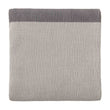 Viseu Cotton Blanket off-white & light grey & dark grey, 100% cotton