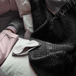 Veiros Sao bedspread, charcoal, 100% cotton | URBANARA bedspreads & quilts