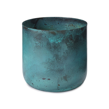 Zaroli Planter turquoise, 100% metal