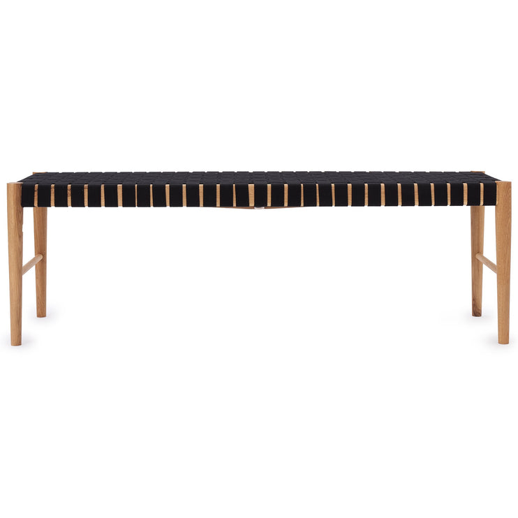 Bank Zenica [Naturgeölte Eiche / Schwarz]