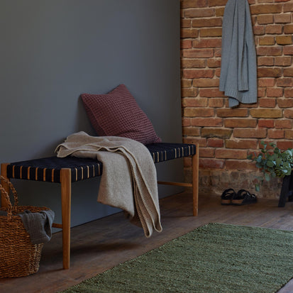 Wolldecke Aspan [Beige/Eierschale]