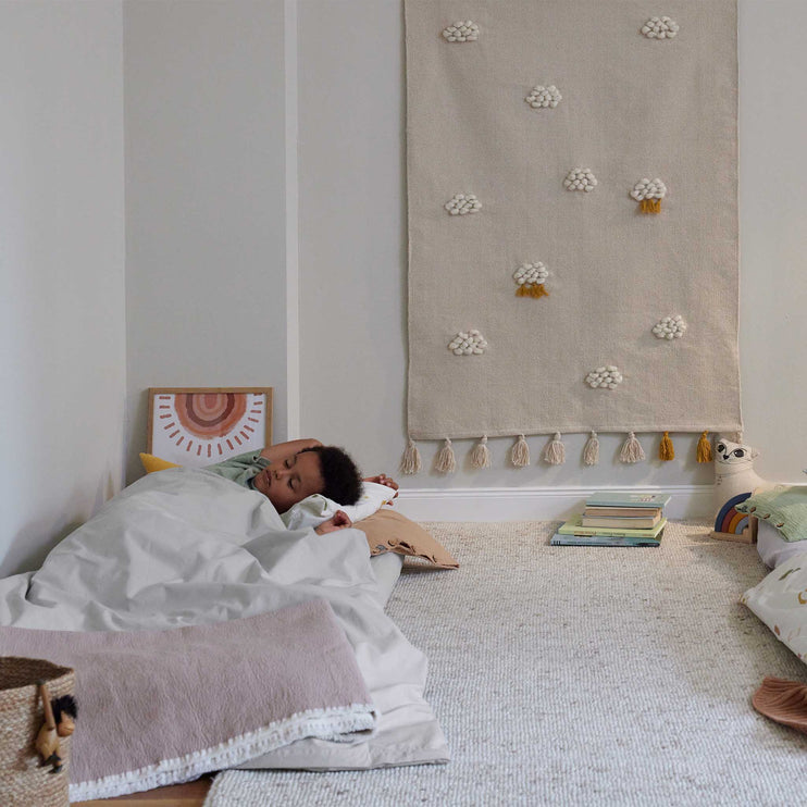 Kinderbettwäsche Manteigas Mini [Silbergrau]