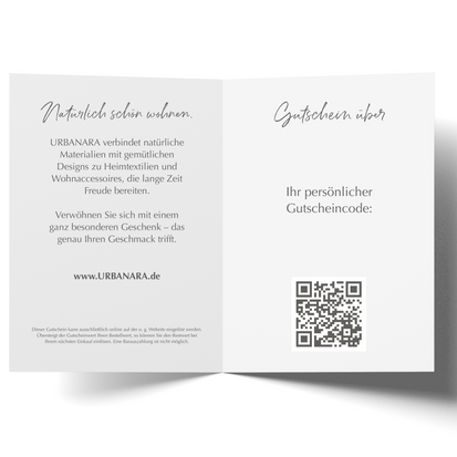 URBANARA Geschenkgutschein