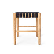 Hocker Zenica [Naturgeölte Eiche & Schwarz]