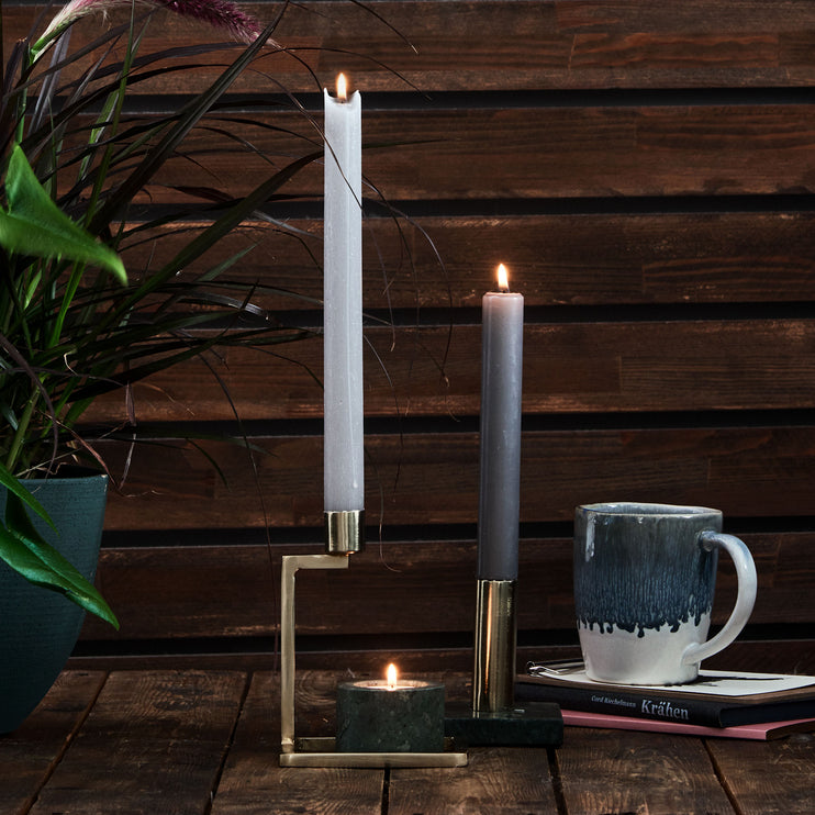 Betwa Candle Holder in brass | Home & Living inspiration | URBANARA